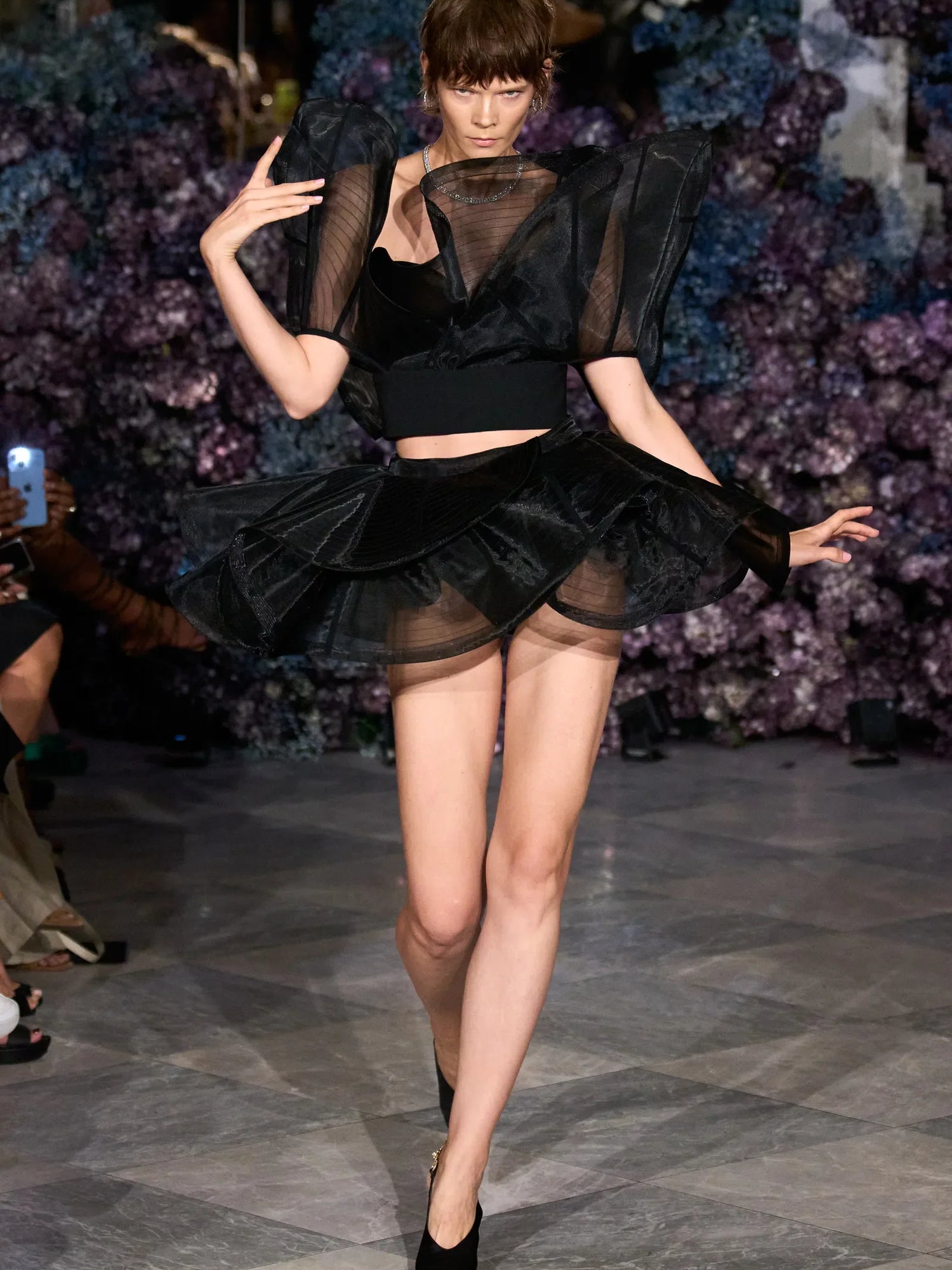Layered Structured Skirt