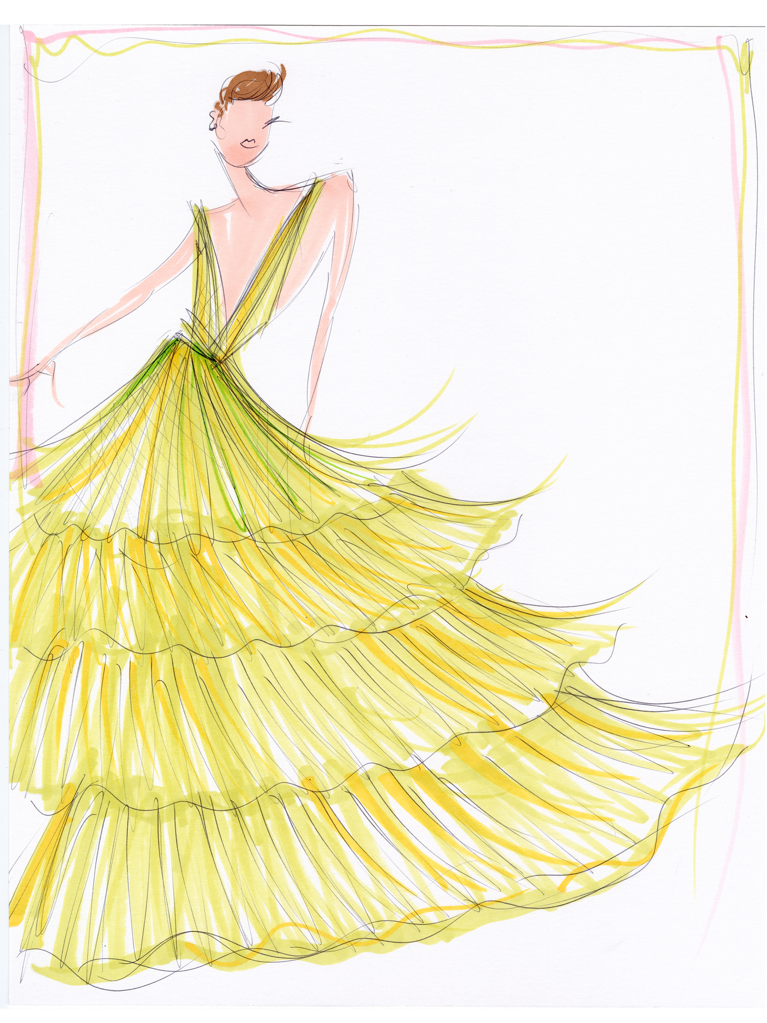 "Celine Dion" - Sketch Print