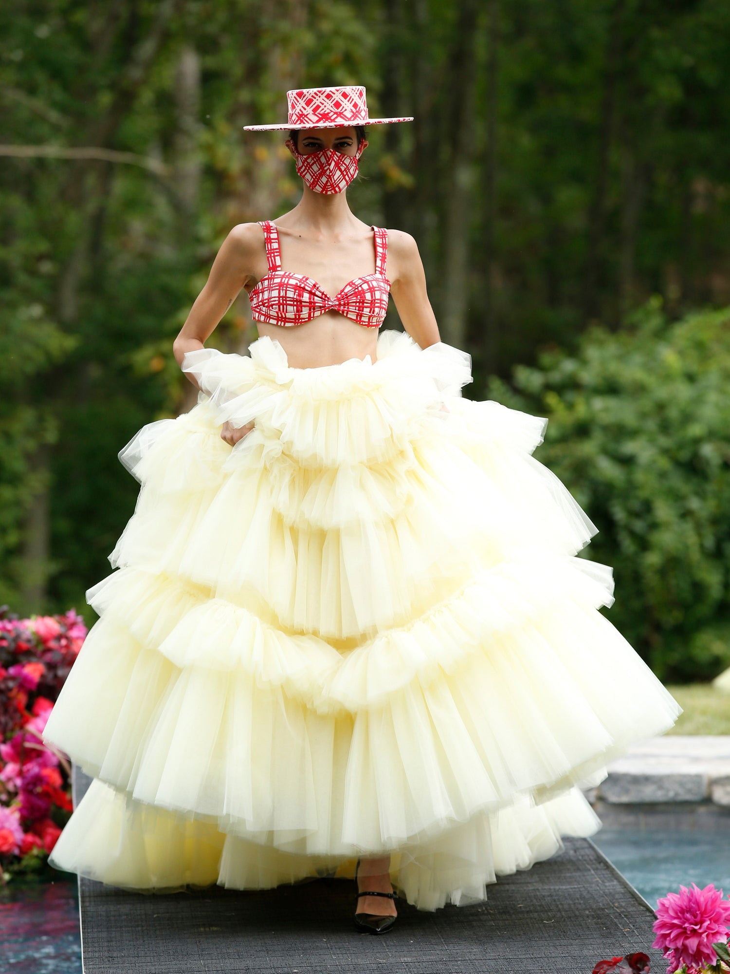 Tiered Tulle Ball Skirt