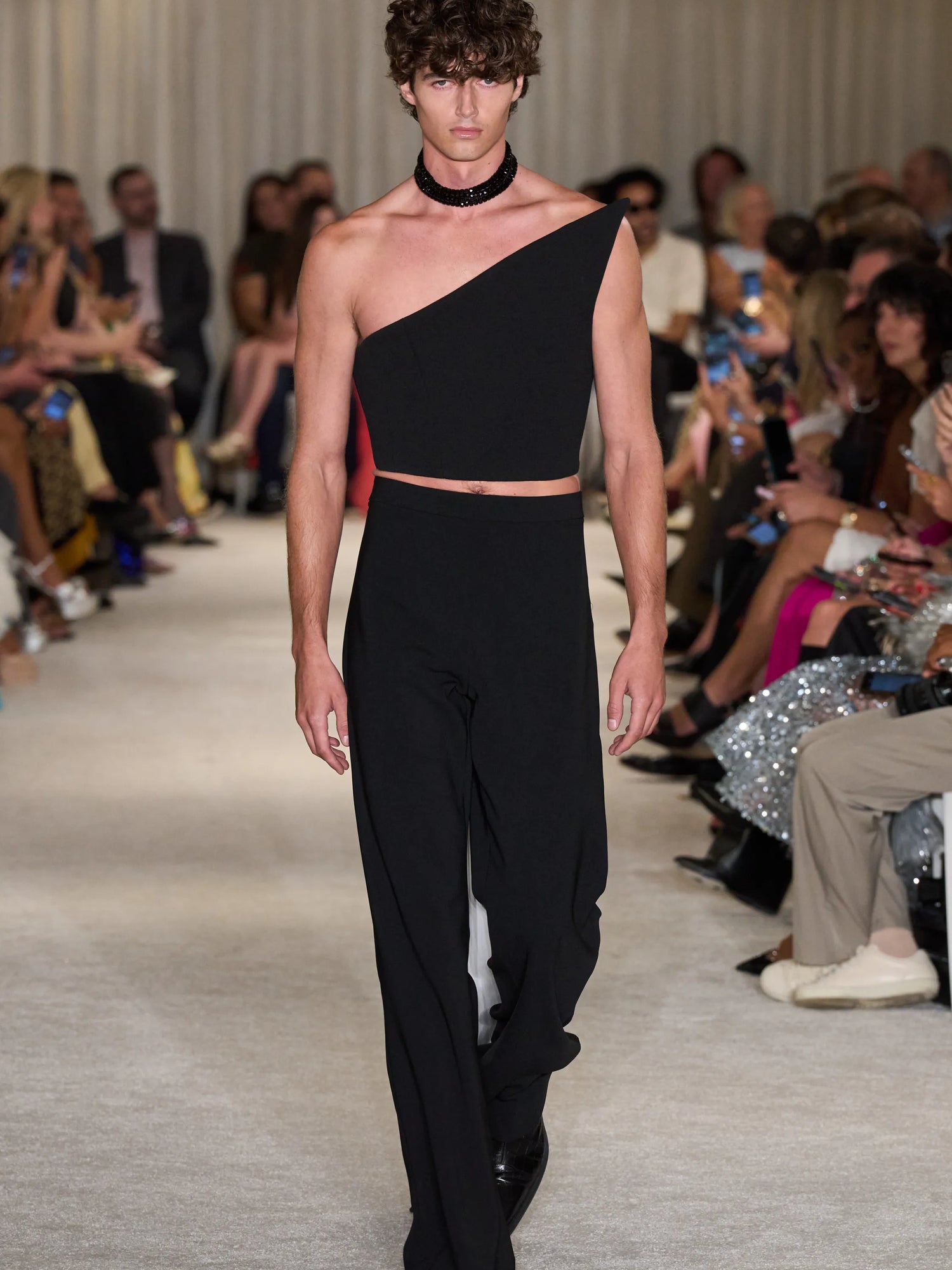 Black Flare Trouser