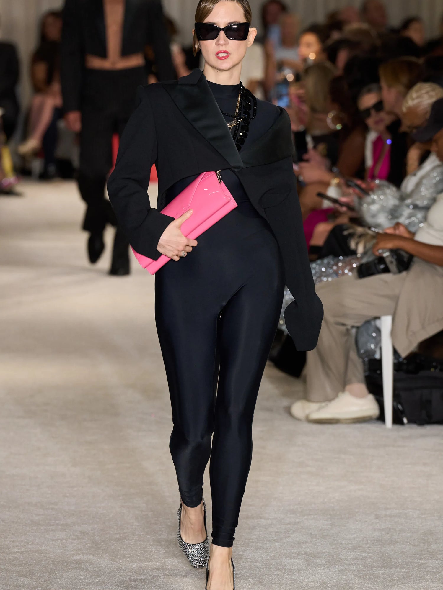 Black Cropped Blazer