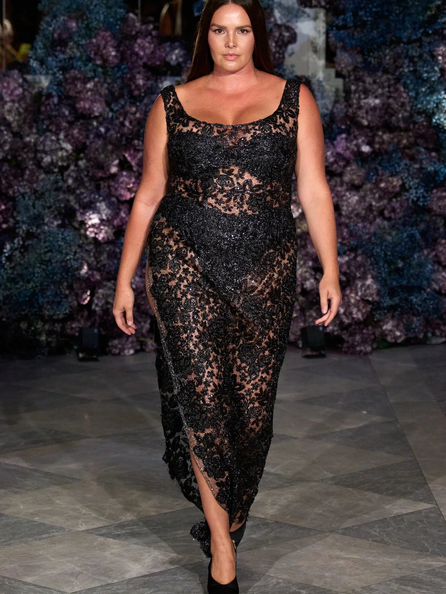 Floral Lace Sheath Gown | Christian Siriano Floral Lace Sheath Gown | Christian Siriano