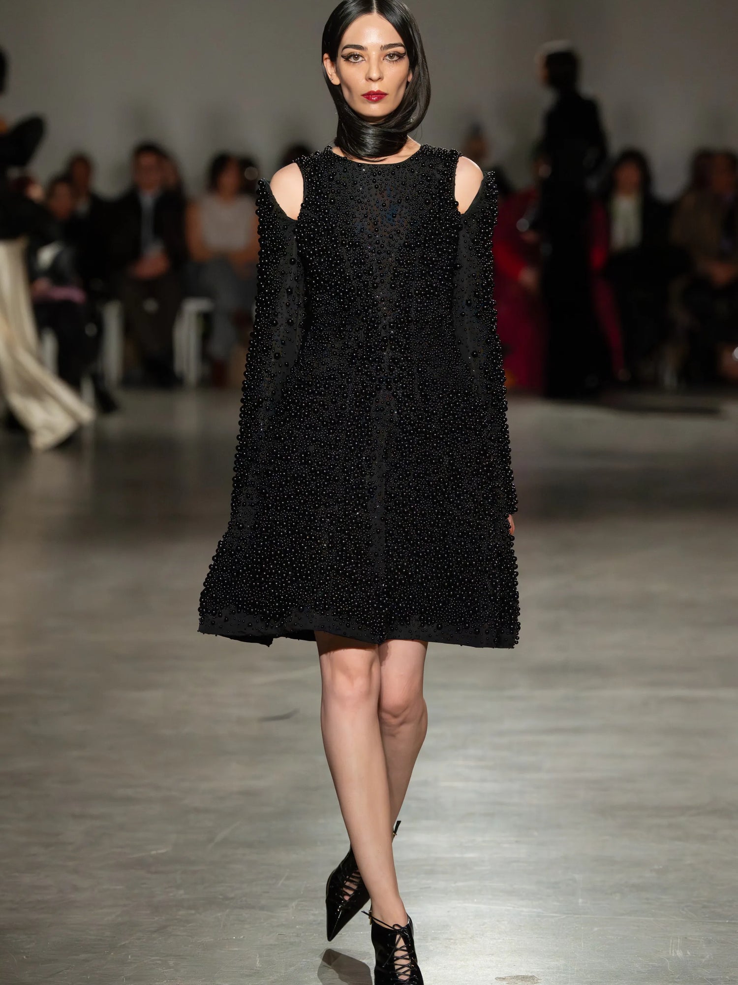 Black Pearl Long Sleeve Dress