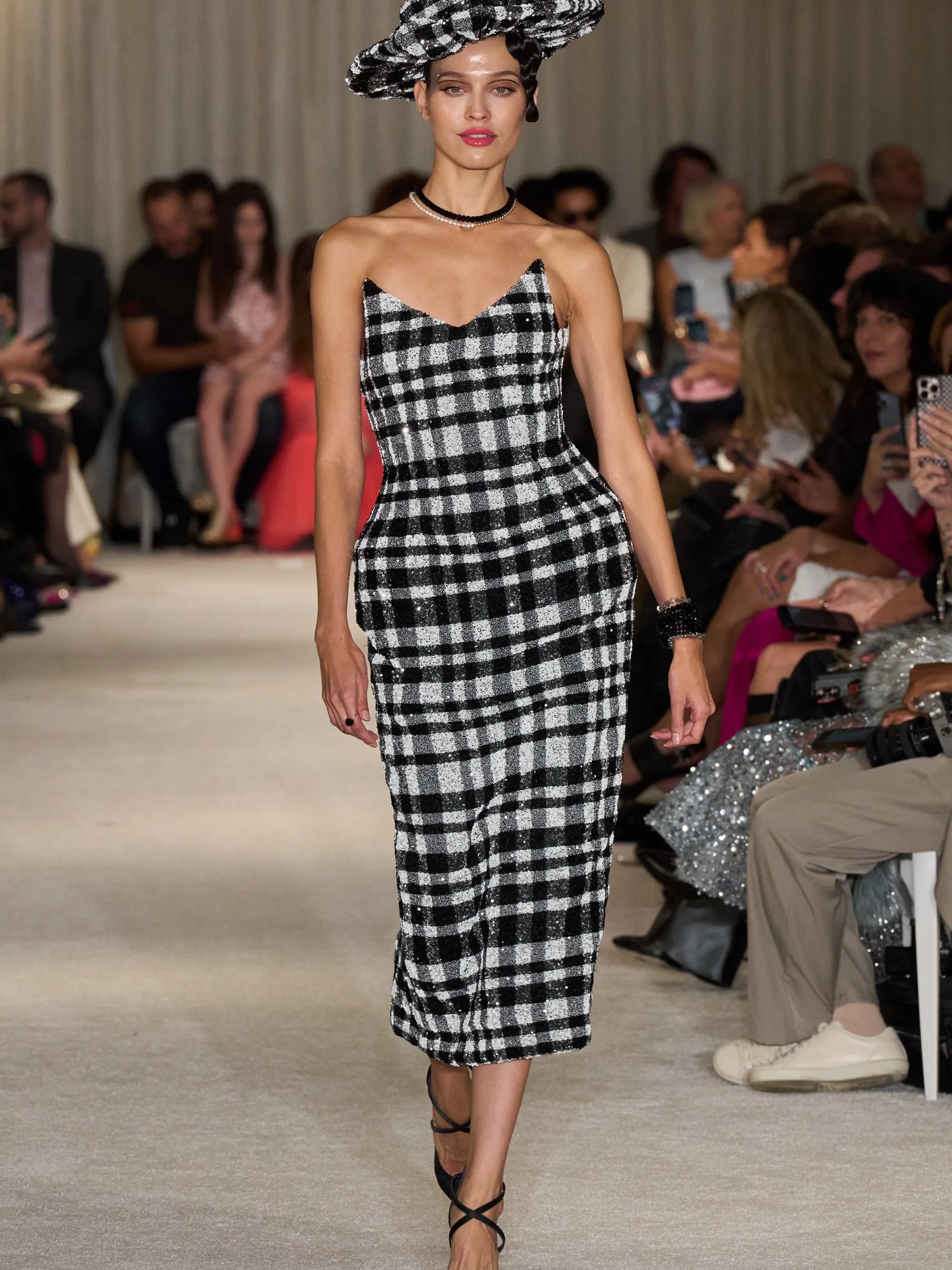 black white sequin dress and Plaid Strapless Structured Hip Midi top-sellers Imported. SPANXshape Get Moving Zip size:US16W