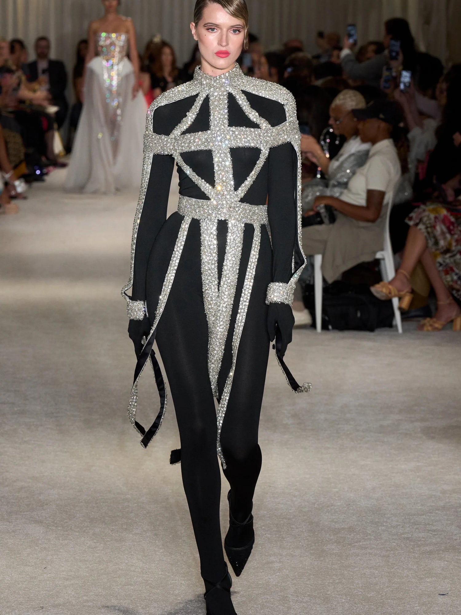 Crystal Cage Fringe Top