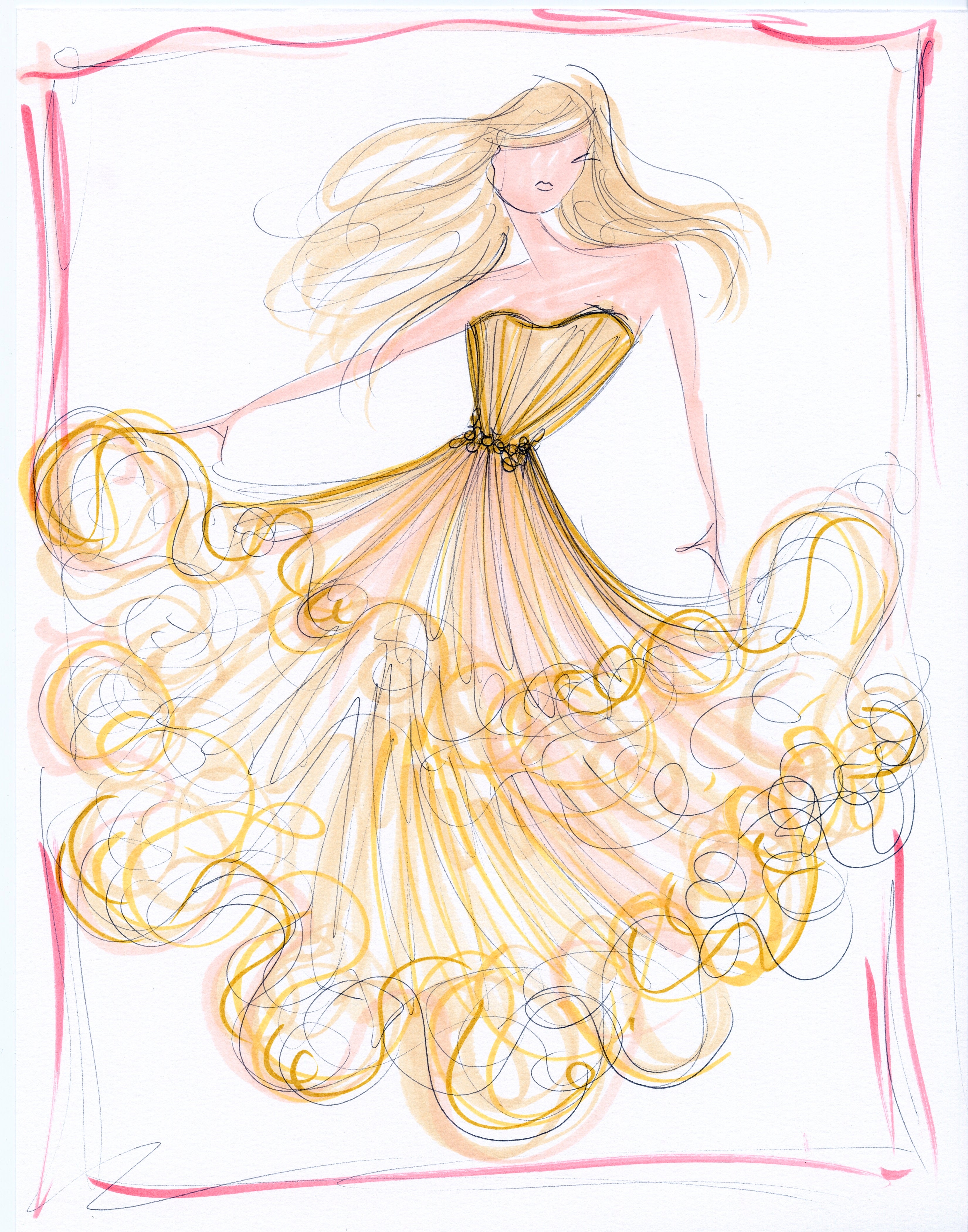 sketch of cocktail dress Cocktail dress drawing Images
