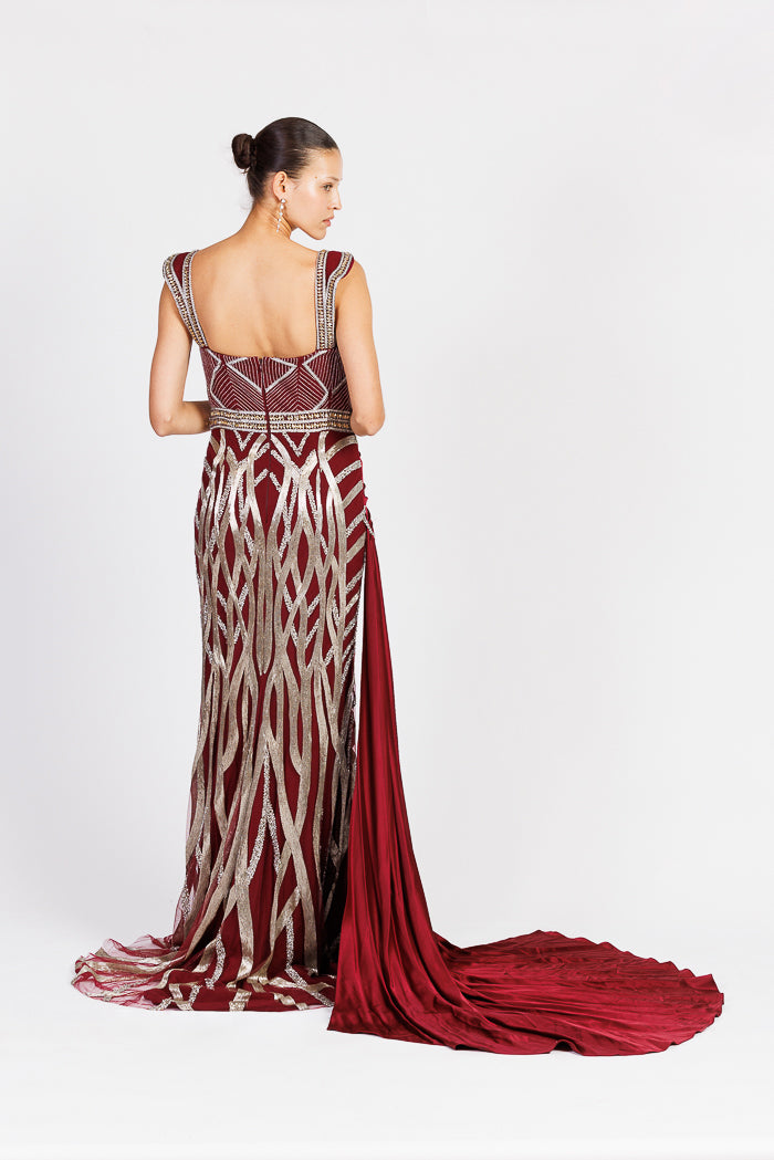 Beaded Gown