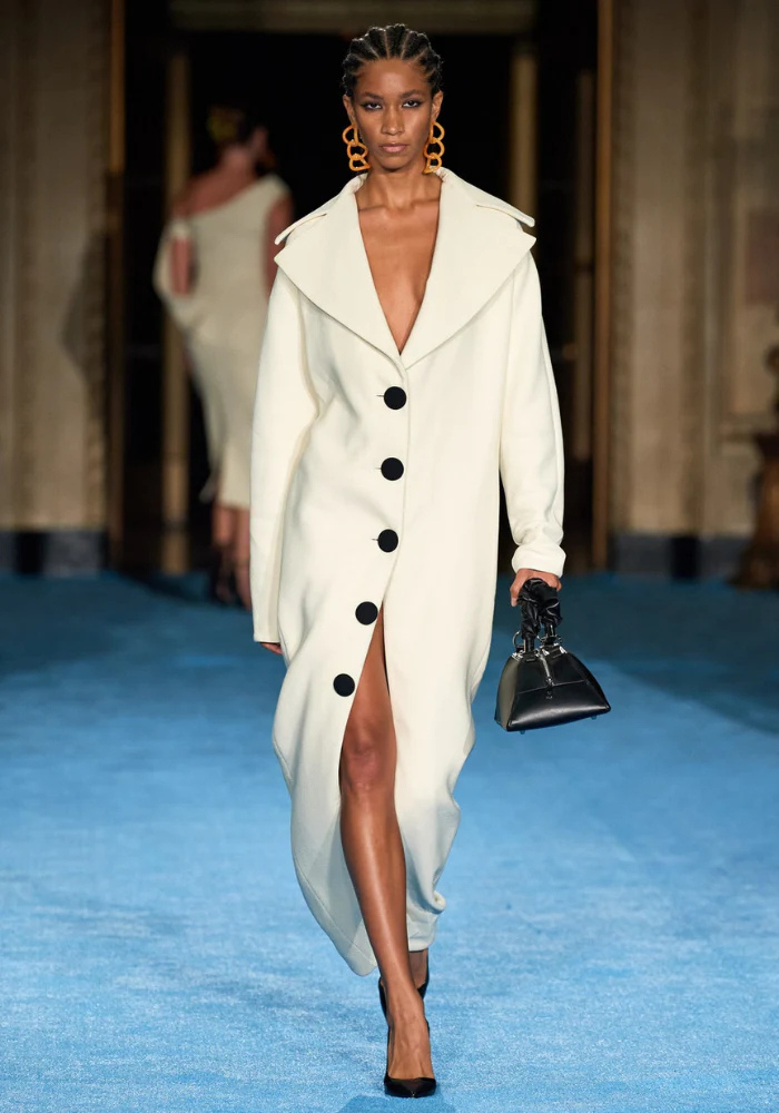 Button Detail Coat Dress | Christian Siriano Button Detail Coat Dress | Christian Siriano