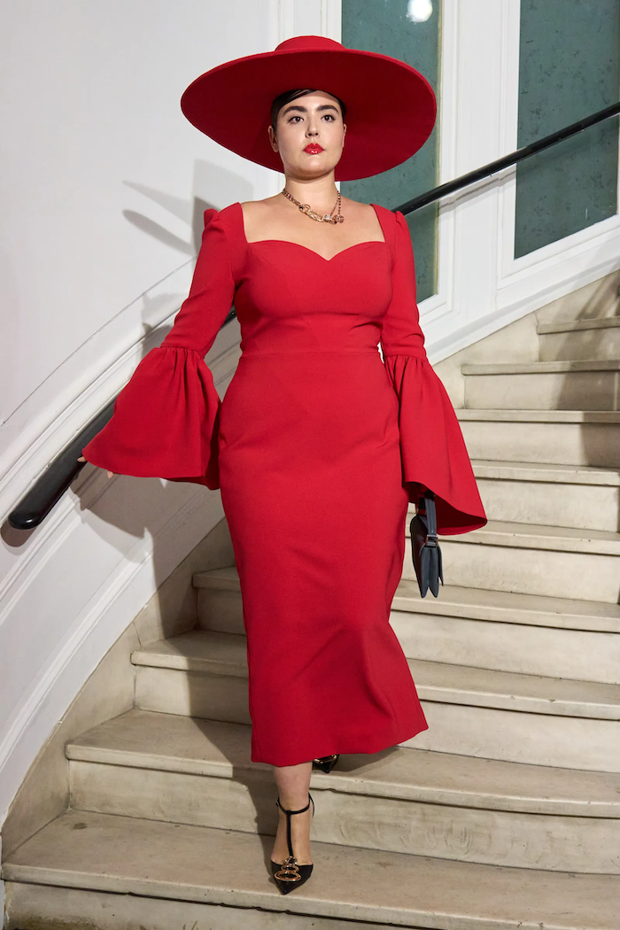 bell long sleeve dress Bell Sleeve Sweetheart Dress