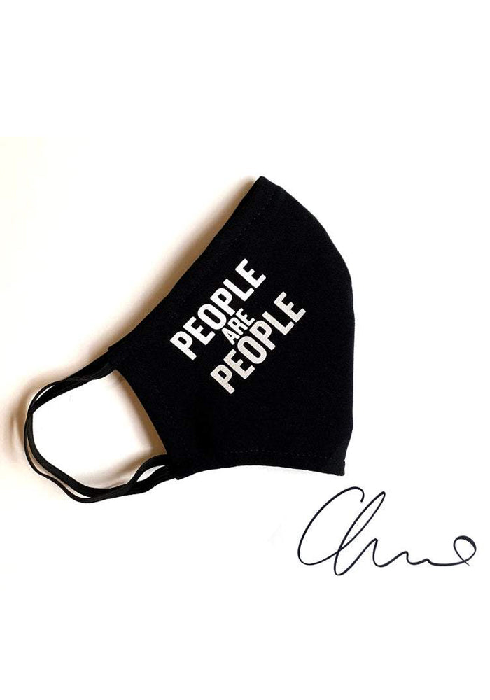 "People are People" Fitted Mask