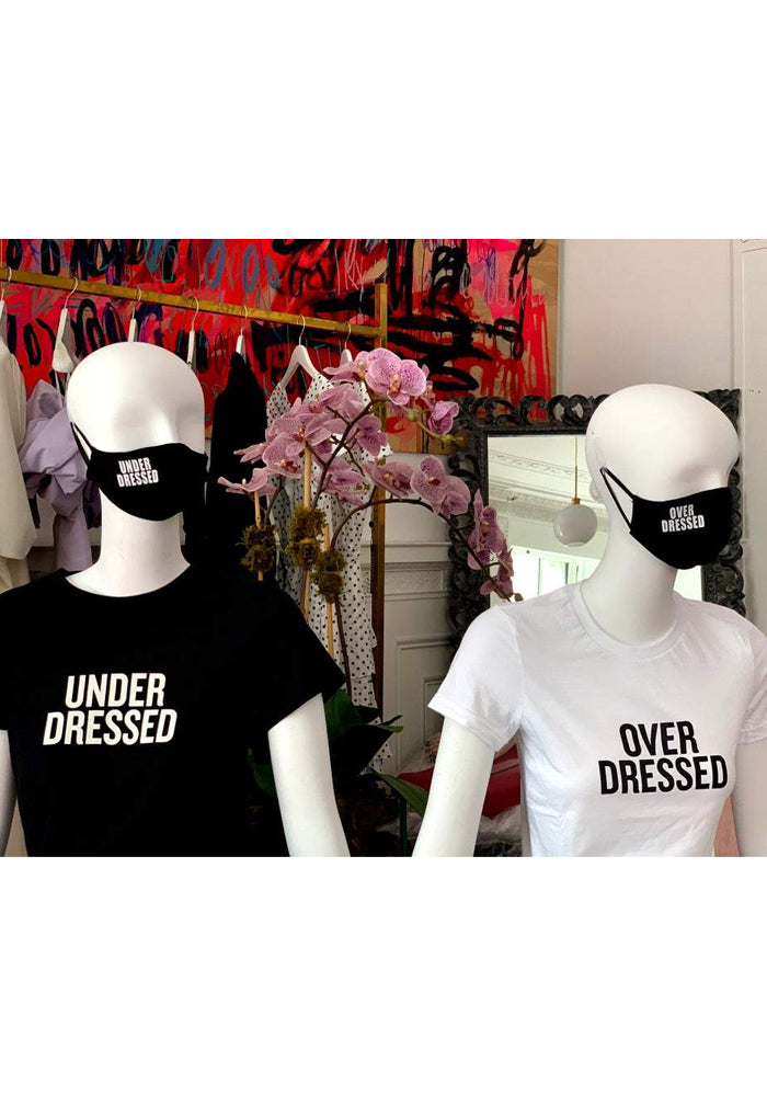 "Under Dressed/Over Dressed" Fitted Masks 2 Pack