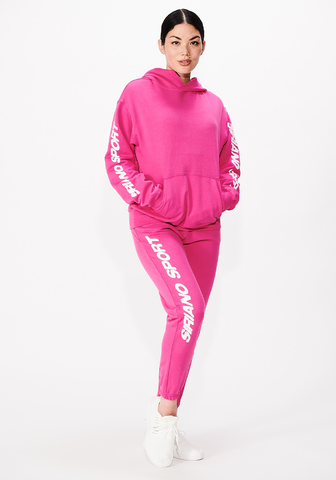 Siriano Sport Hoodie in Pink