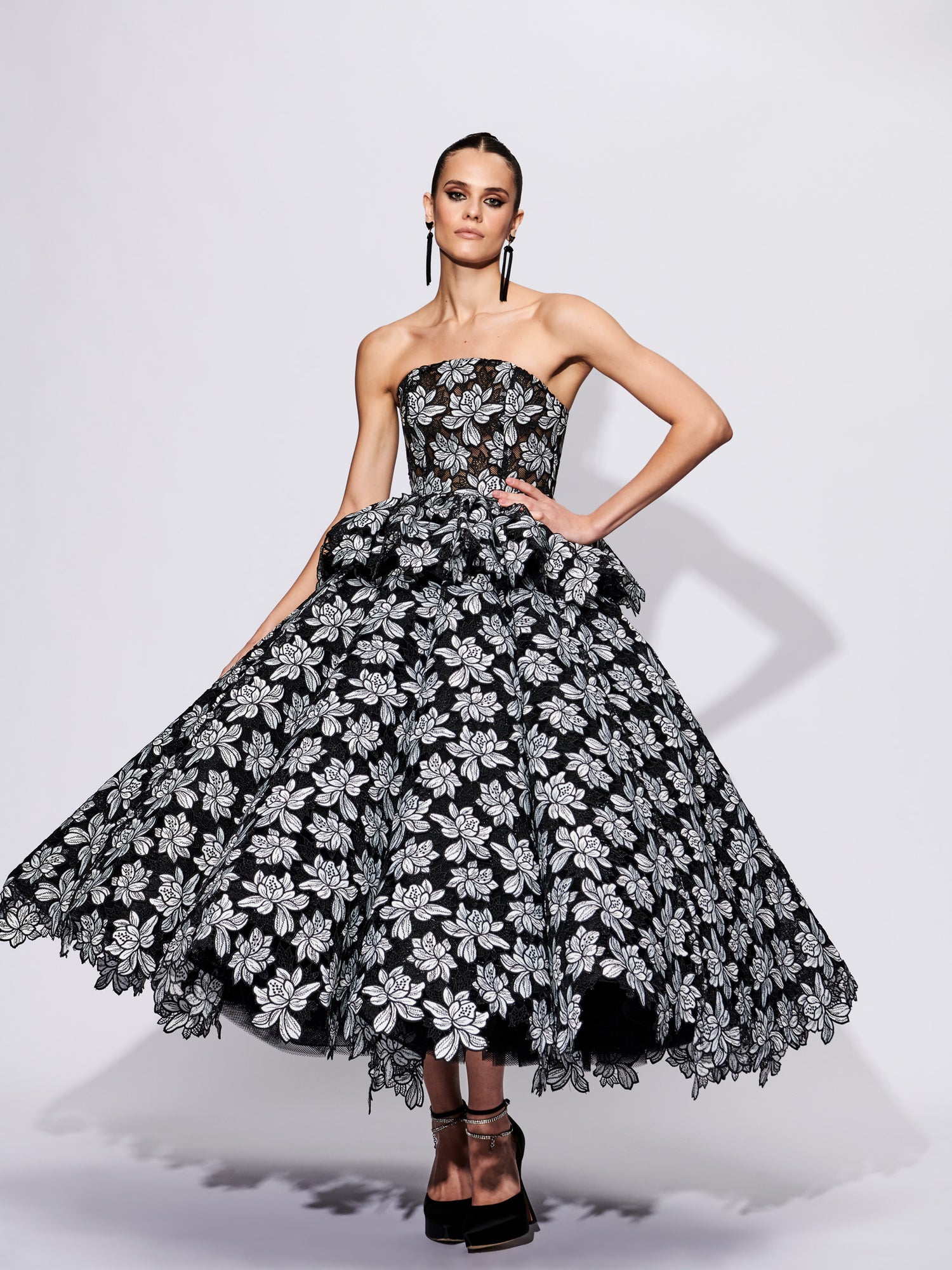Style 51815 | Printed long skirt, Ball gowns, Buy dress