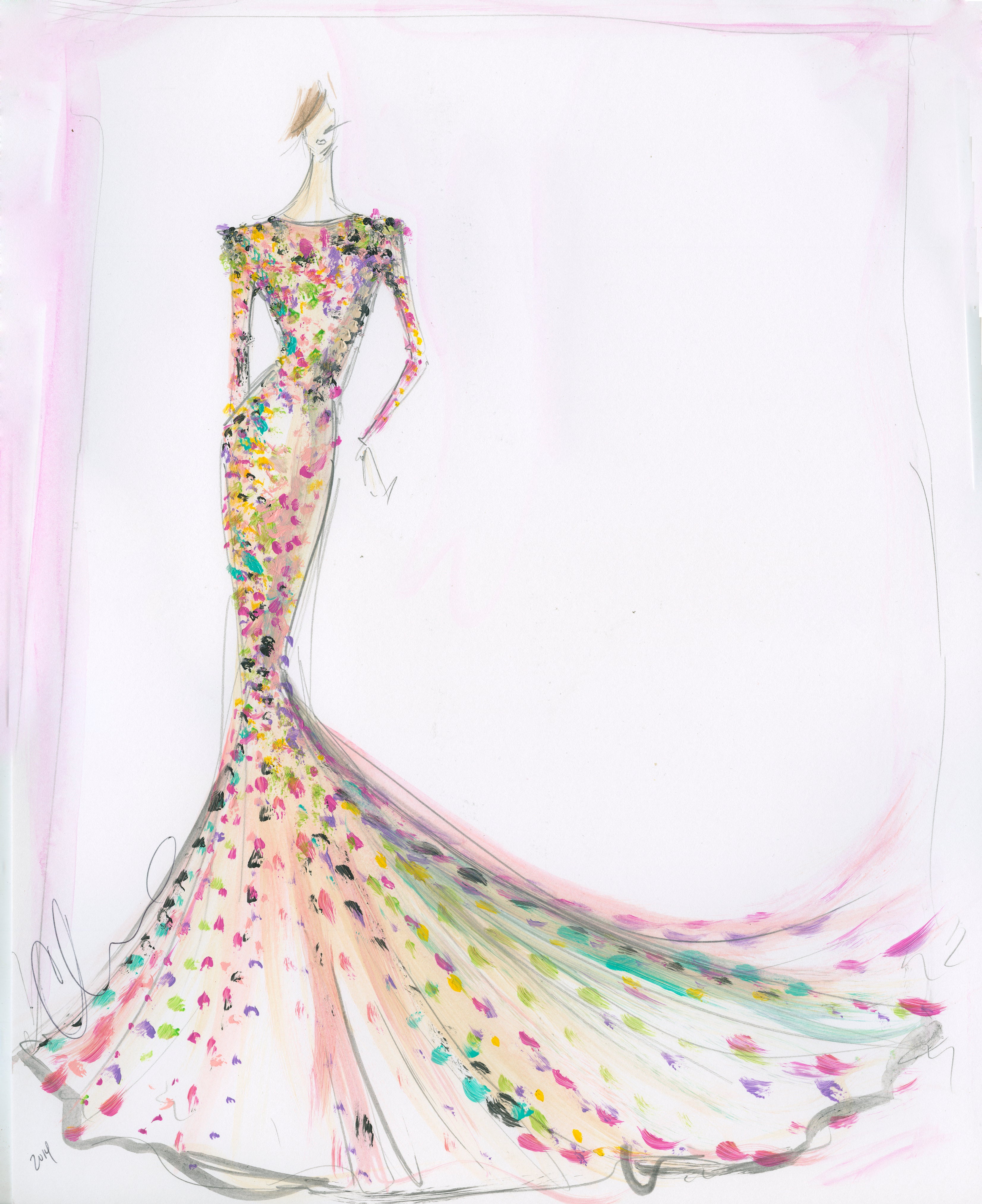 Designer Sketches for Princess Kate's wedding gown | Flickr