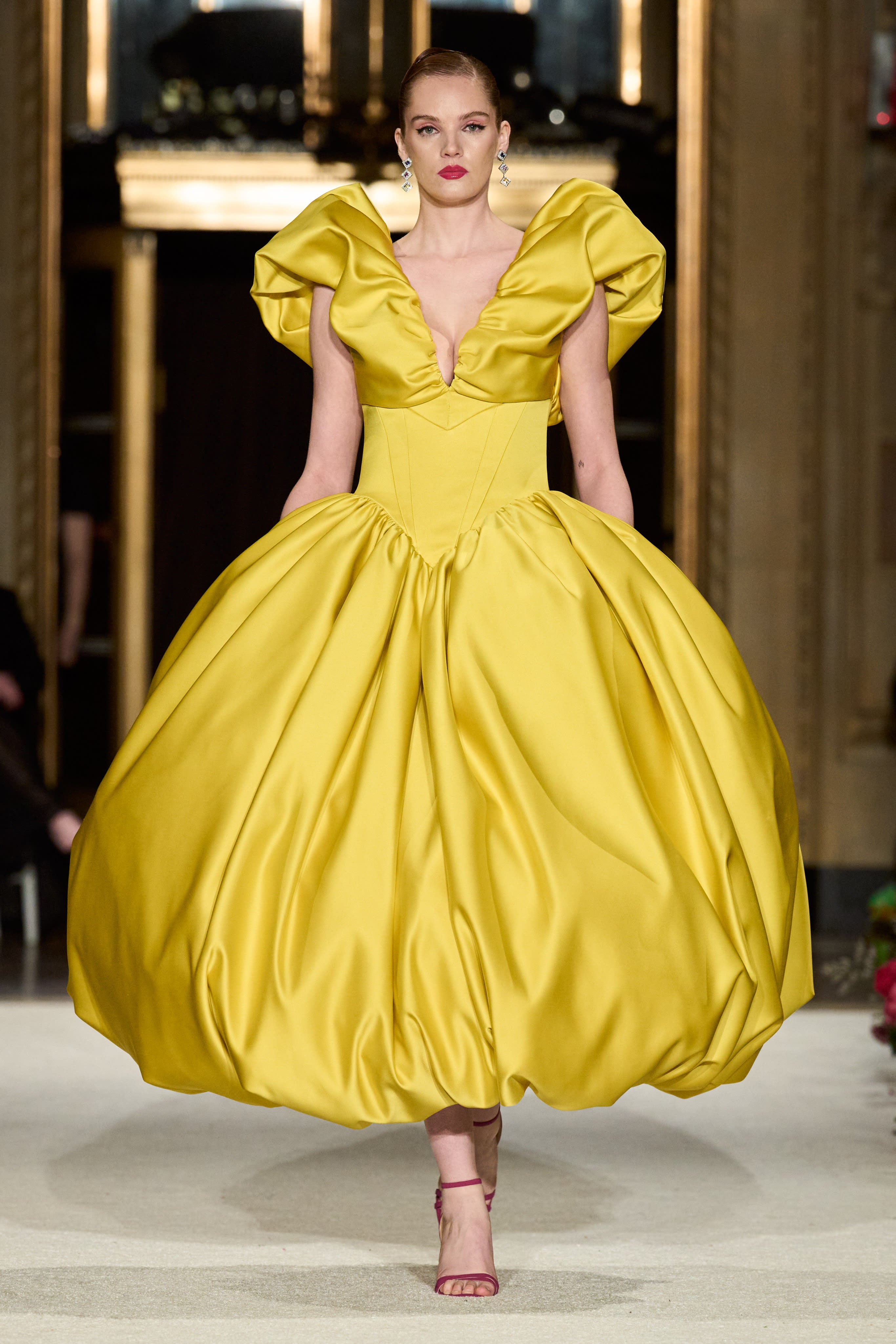 Christian Siriano Yello Gown Factory Sale thepagb