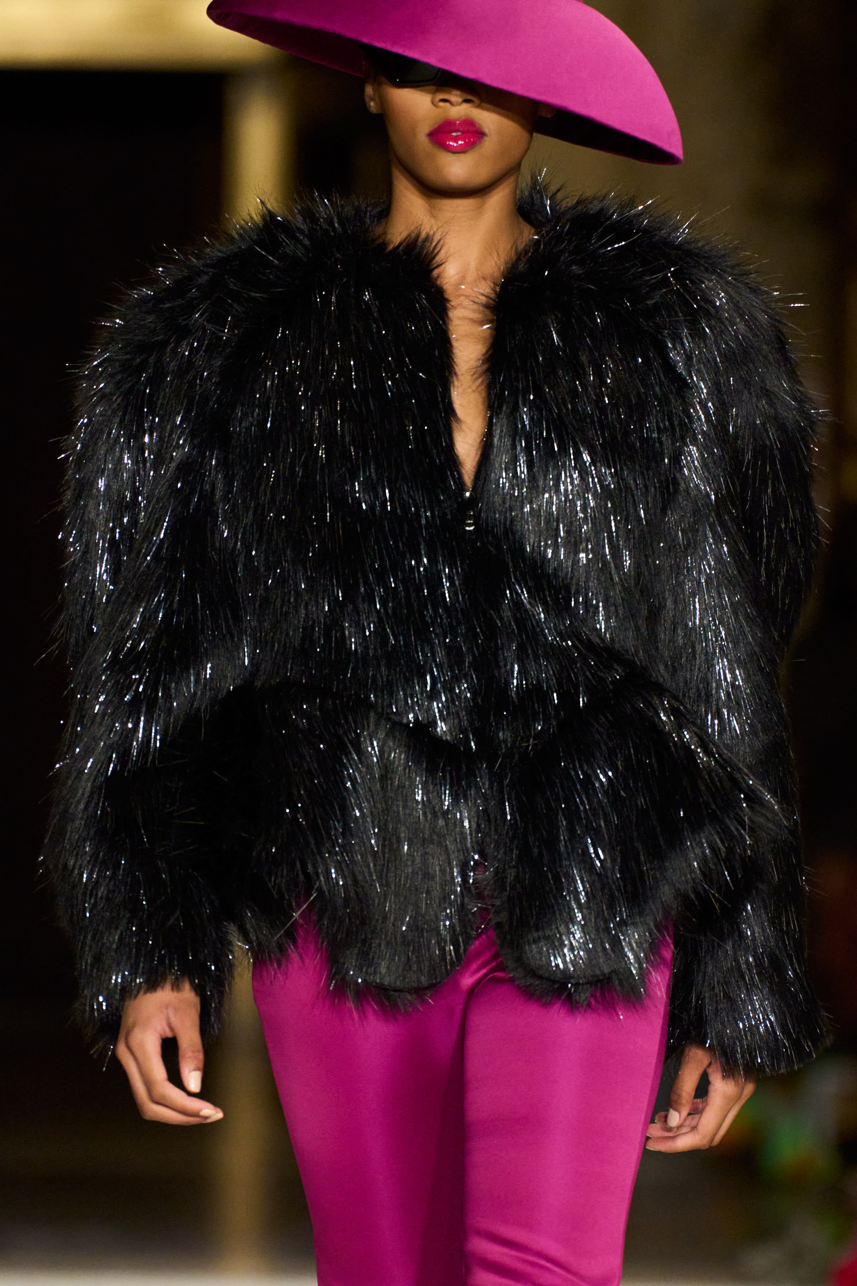 Vegan Fur popular Christian Siriano Coat