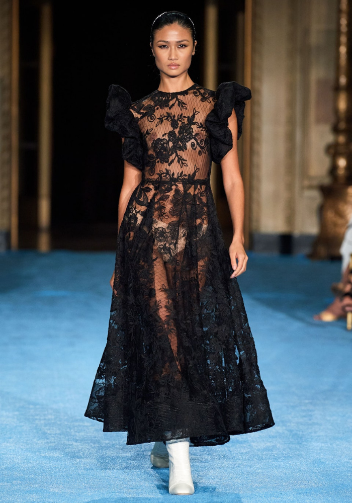 Lace 2024 stretch dress