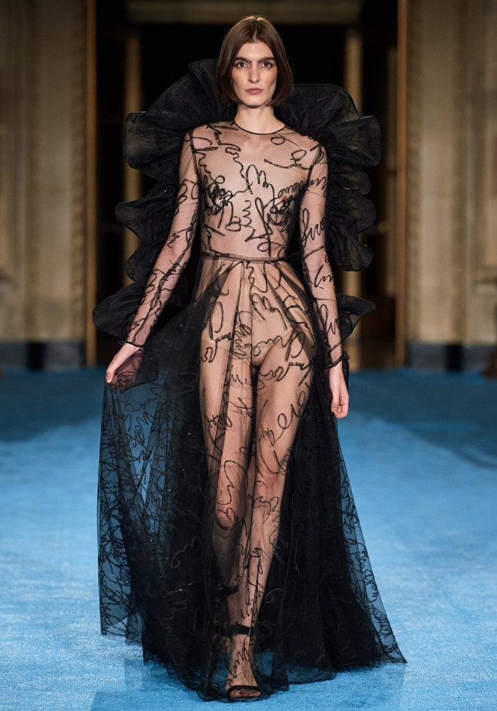 Siriano Signature Ruffled Sleeve Gown | Christian Siriano Siriano Signature Ruffled Sleeve Gown | Christian Siriano