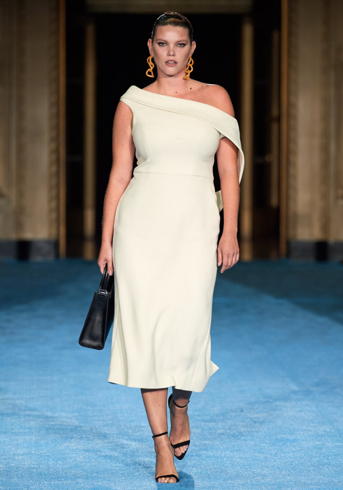 Off the Shoulder Drape Dress | Christian Siriano Off the Shoulder Drape Dress | Christian Siriano